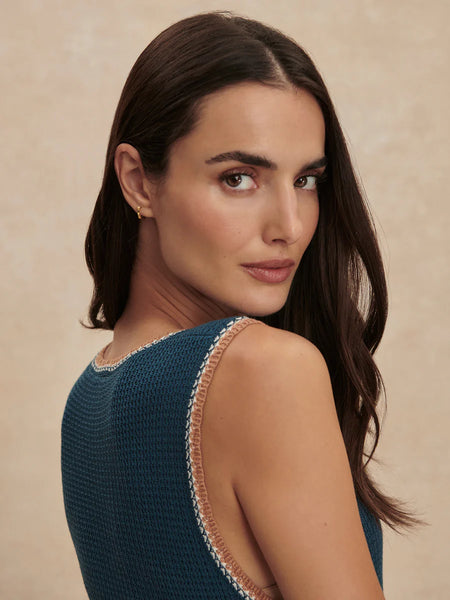 Mikel Knit Dress Heron Dress - Heron Blue