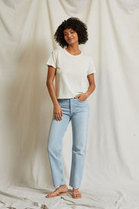 Harley Boxy Crew - Bright Ivory