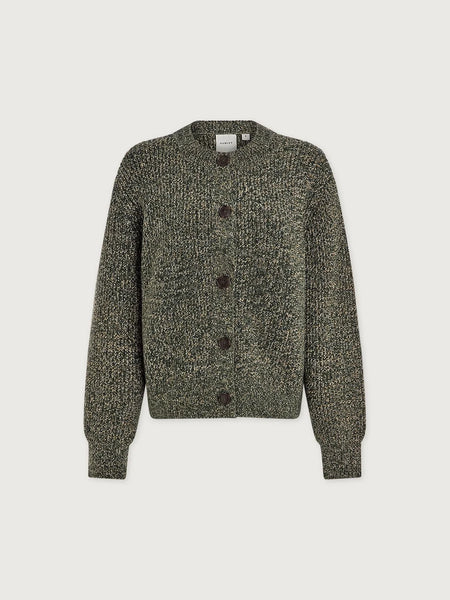 Patricia Knit Cardigan - Ponderosa Pine Fleck