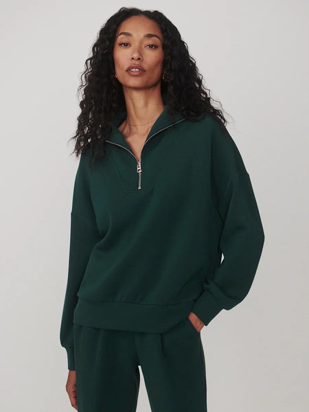 Hawley Half Zip Sweat - Ponderosa Pine