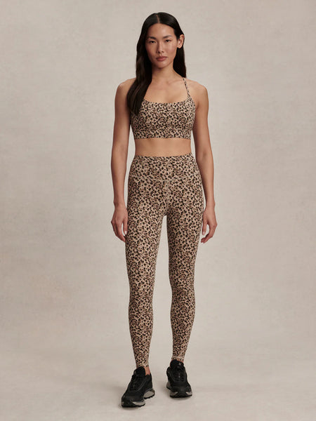 Freesoft High Rise Legging 25" - Coffee Quartz Cheetah