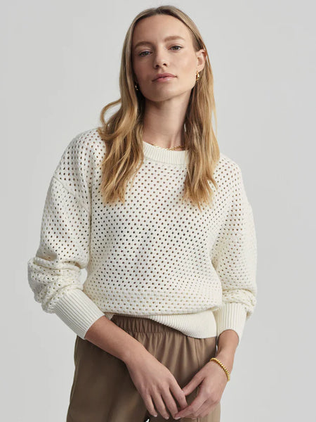 Hester Knit Crew - Egret