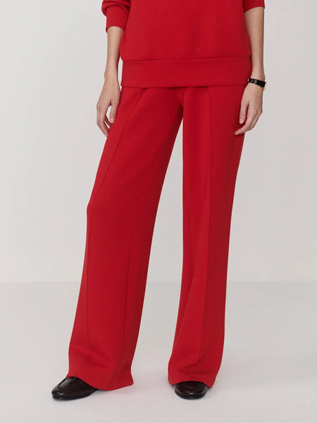 The Wide Leg Pant 30" - Red Marl