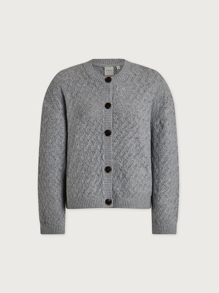 Hossler Knit Cardigan - Grey Melange