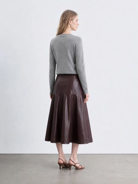 Longuette Skirt - Brown Huckleberry