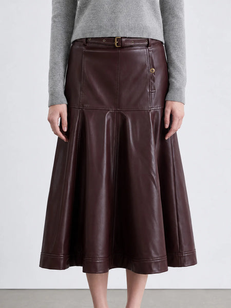 Longuette Skirt - Brown Huckleberry