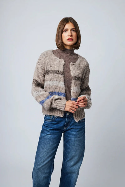 Georgiana Cardigan - Birch Forest