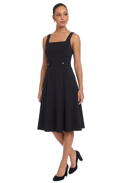 Rielle Midi Dress - Black
