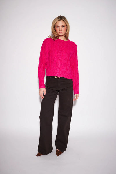 Blythe Cardigan - Carnation
