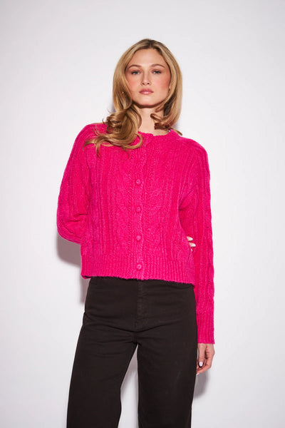 Blythe Cardigan - Carnation