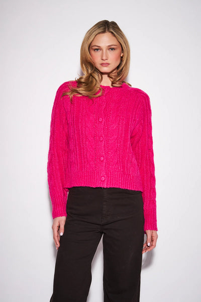 Blythe Cardigan - Carnation