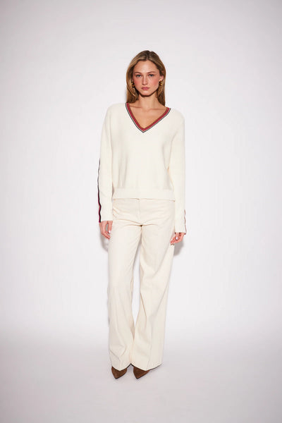 Truett Sweater - Ivory Derby