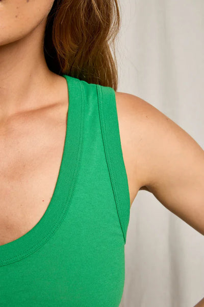 Khara Scoop Tank - Grass