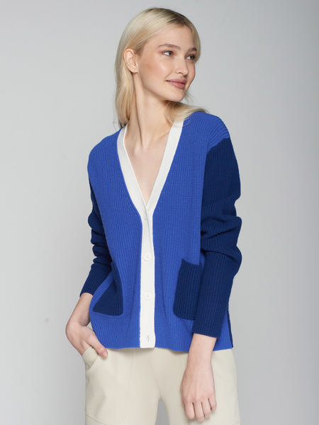 Theresa Cardigan - Blue & Navy