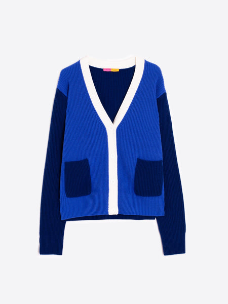 Theresa Cardigan - Blue & Navy