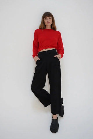 La Costa Sweater - Bright Red