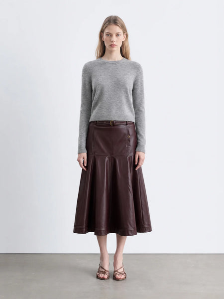 Longuette Skirt - Brown Huckleberry