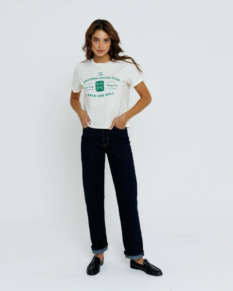 Everyday Tee - Mahjong Social Club - Off White