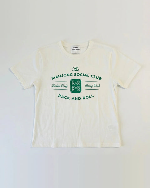 Everyday Tee - Mahjong Social Club - Off White