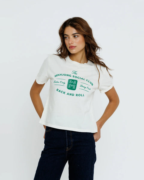 Everyday Tee - Mahjong Social Club - Off White