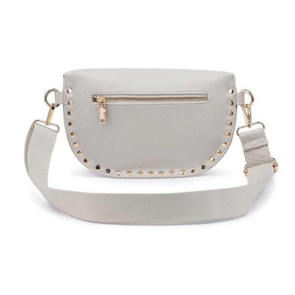 Gizelle Belt Crossbody Bag - Stone