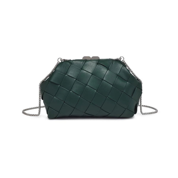 Pauline Woven Crossbody - Forest
