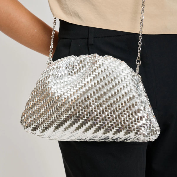 Serena Crossbody - Silver