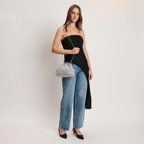 Amelia Clutch - Silver