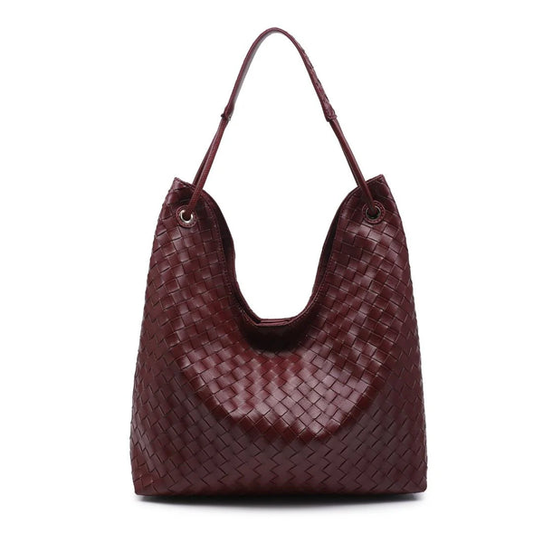 Ezia Hobo Bag - Burgundy
