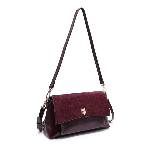 Aly Crossbody - Burgundy