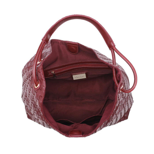 Ezia Hobo Bag - Burgundy
