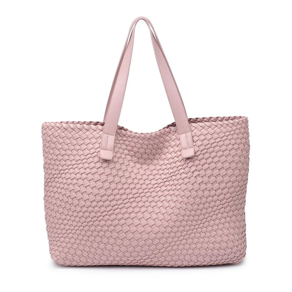 Piquant Woven Tote - French Rose
