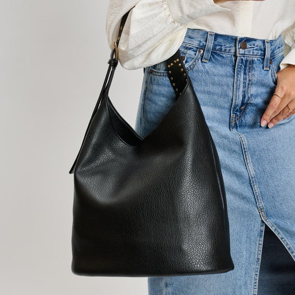 Jacqueline Hobo Bag - Black