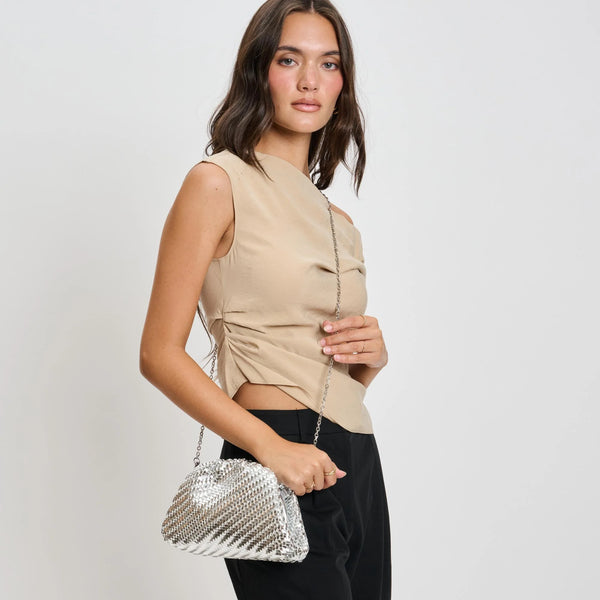 Serena Crossbody - Silver