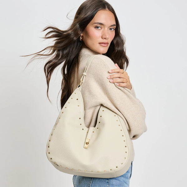 Olivia Hobo Bag - Cream