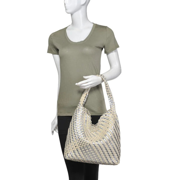 Ellery Hobo - Silver/Ivory