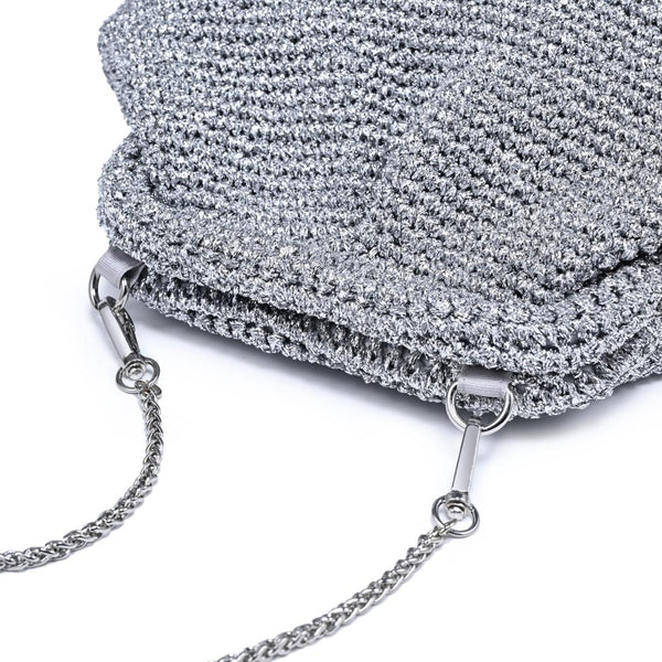 Amelia Clutch - Silver