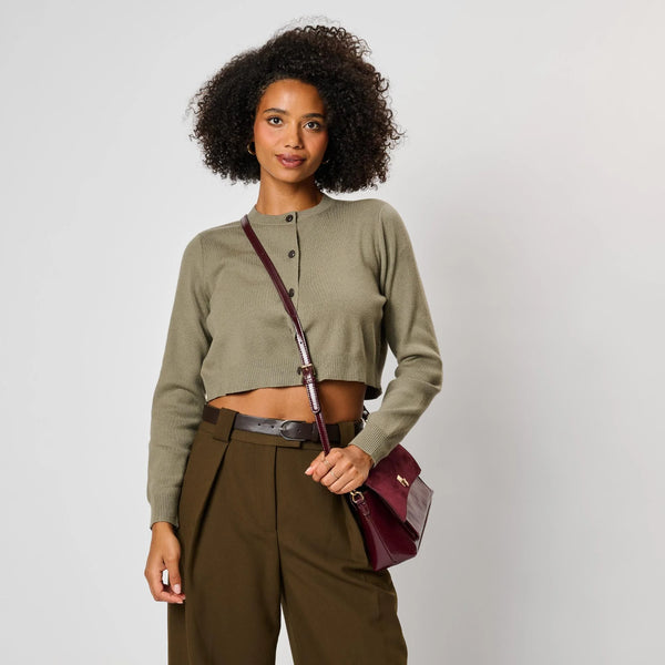 Aly Crossbody - Burgundy