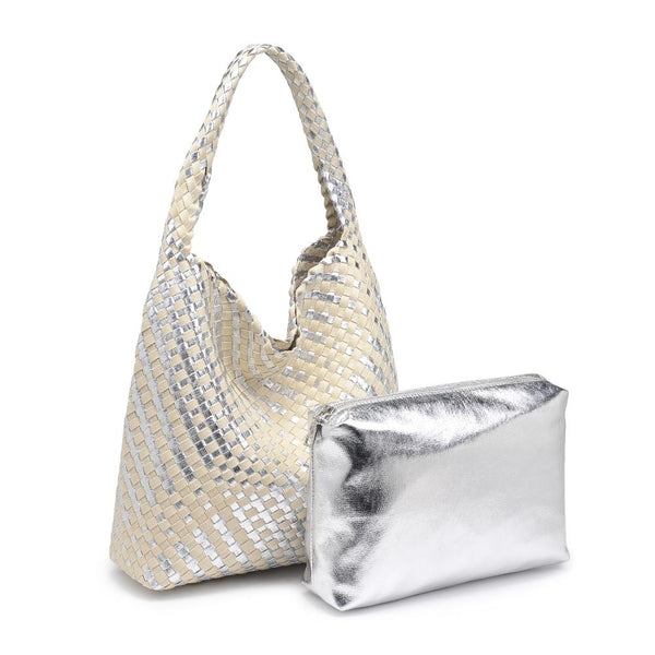 Ellery Hobo - Silver/Ivory