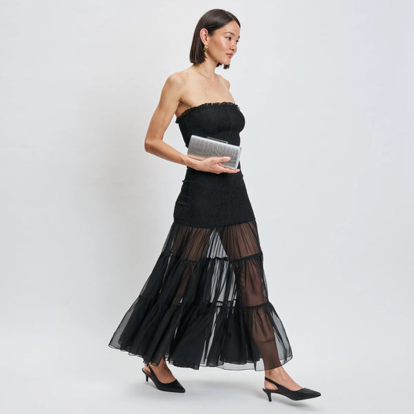 Sienna Evening Bag - Silver