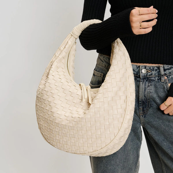 Cassandra Hobo Bag - Ivory