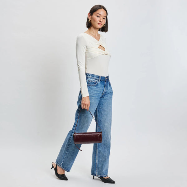 Mila Shoulder Bag - Wine
