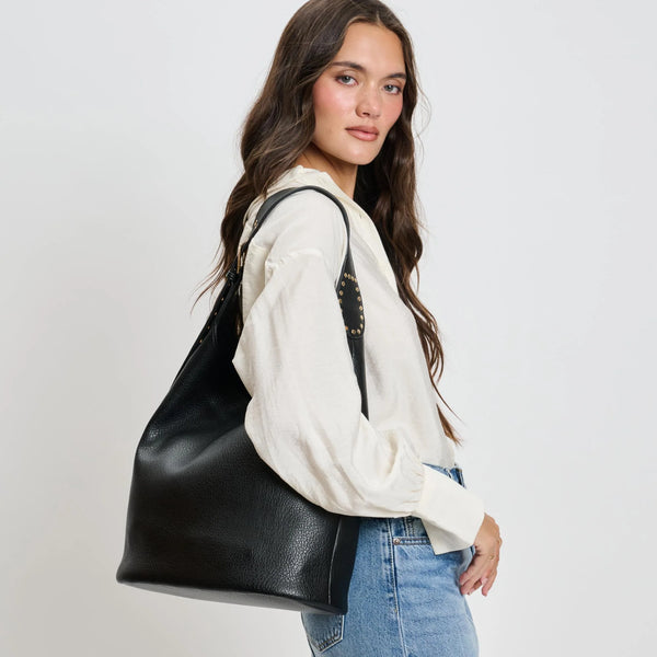 Jacqueline Hobo Bag - Black