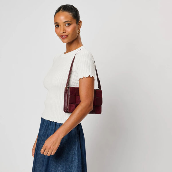 Tanya Crossbody - Burgundy