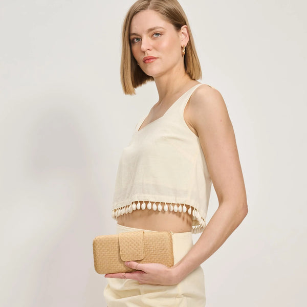 Sylvi Evening Bag - Tan