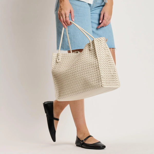 Jackie Tote - Cream