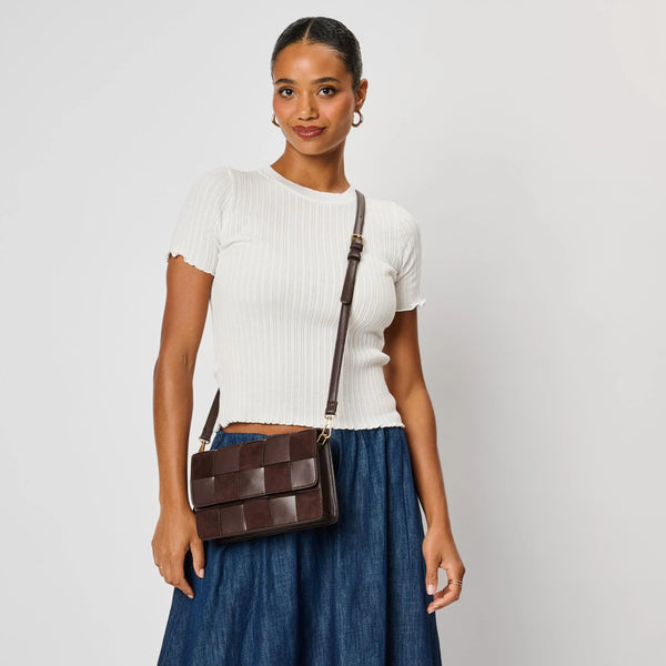 Tanya Crossbody - Chocolate
