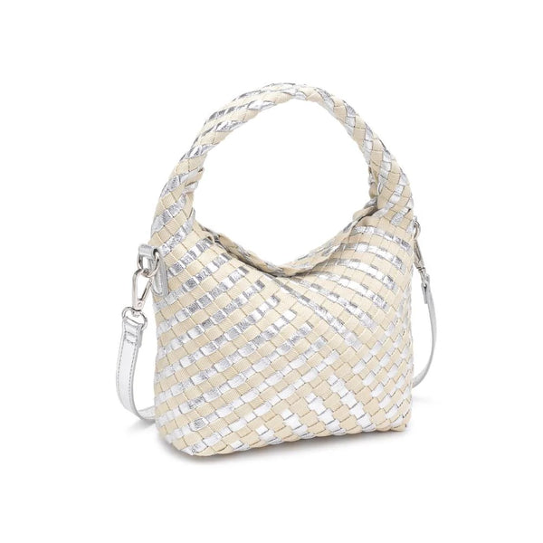 Jessamine Crossbody - Silver/Ivory