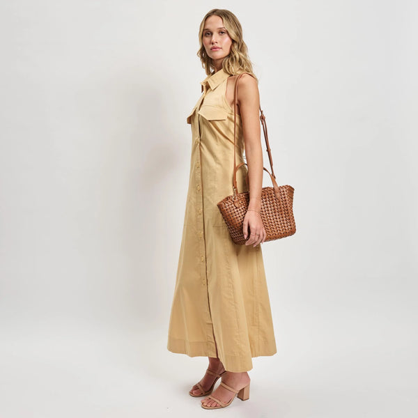 Estelle Crossbody Mini Tote - Café