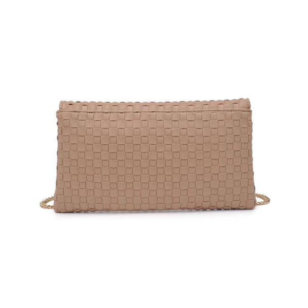 Priscilla Woven Clutch - Nude